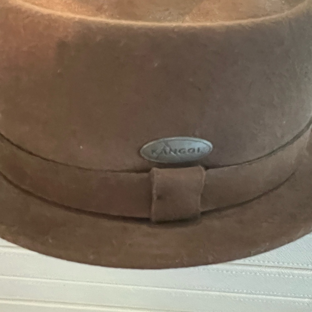 Kangol Brown porkpie Hat